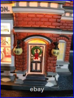 Dept. 56 Christmas in the City Harley Davidson City Dealership #56.59202