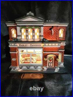 Dept. 56 Christmas in the City Harley Davidson City Dealership #56.59202