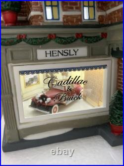 Dept 56 Christmas in the City Hensley Cadillac & Buick 56.59235 2004 Dept 56 Christmas in the City Hensley Cadillac & Buick 56.59235 2004
