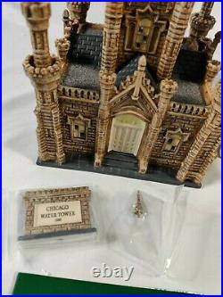 Dept 56 Christmas in the City Historic Chicago Water Tower Set of 2 #56.59209