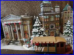 Dept 56 Christmas in the City Hudson Public Library, + 1
