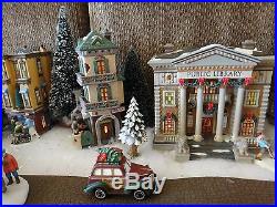 Dept 56 Christmas in the City Hudson Public Library, + 1