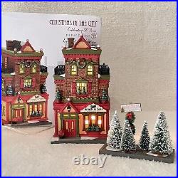 Dept 56 Christmas in the City Kringle And Sons Boutique Limited Edition Numbered