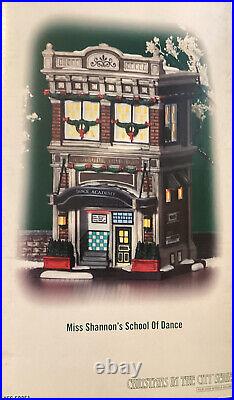 Dept 56 Christmas in the City Miss Shannon's School of Dance 59251 New in Box