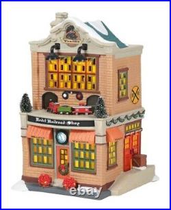 Dept 56 Christmas in the City Model Railroad Shop #6005384 BRAND NEW
