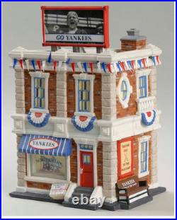 Dept 56 Christmas in the City New York Yankees Souvenir Shop #56.59224 Retired Dept 56 Christmas in the City New York Yankees Souvenir Shop #56.59224 Retired