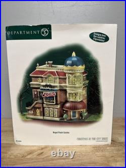 Dept 56 Christmas in the City ROYAL FLUSH CASINO 59244 Brand New RARE