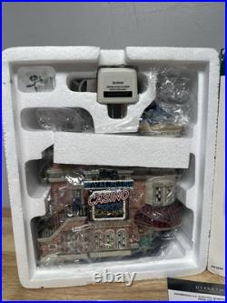 Dept 56 Christmas in the City ROYAL FLUSH CASINO 59244 Brand New RARE