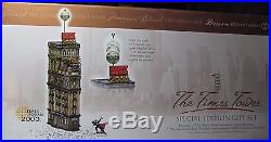 Dept 56 Christmas in the City Retired THE TIMES TOWER #55510-BRAND NEWithBOX