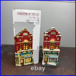 Dept 56 Christmas in the City SWING TIME RECORDS #4036492 with Box