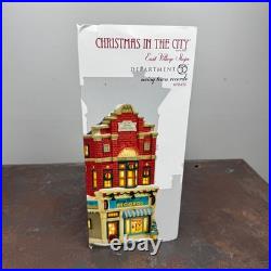 Dept 56 Christmas in the City SWING TIME RECORDS #4036492 with Box