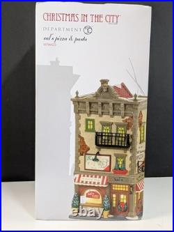 Dept 56 Christmas in the City Sal's Pizza & Pasta 4056623 READ