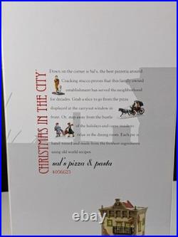 Dept 56 Christmas in the City Sal's Pizza & Pasta 4056623 READ