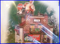 Dept. 56 Christmas in the City Series Coca-Cola Soda Fountain #59221 (NIB)
