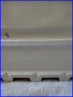Dept 56- Christmas in the City -Sutton Place Brownstones 1987