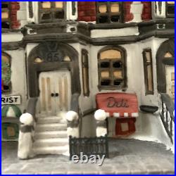Dept 56 Christmas in the City Sutton Place Brownstones Heritage Village 5961-7