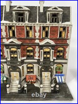 Dept 56 Christmas in the City Sutton Place Brownstones Heritage Village 5961-7