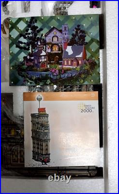 Dept 56 Christmas in the City THE TIMES TOWER 2000 Special Edition Gift Set