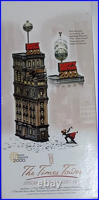 Dept 56 Christmas in the City THE TIMES TOWER 2000 Special Edition Gift Set