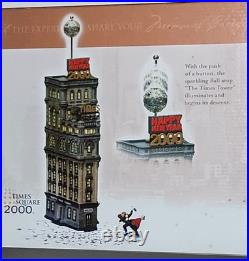 Dept 56 Christmas in the City THE TIMES TOWER 2000 Special Edition Gift Set
