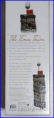 Dept 56 Christmas in the City THE TIMES TOWER 2000 Special Edition Gift Set