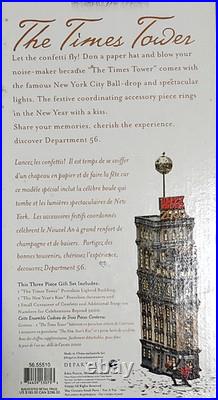 Dept 56 Christmas in the City THE TIMES TOWER 2000 Special Edition Gift Set