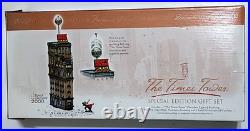 Dept 56 Christmas in the City THE TIMES TOWER 2000 Special Edition Gift Set