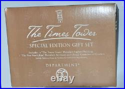 Dept 56 Christmas in the City THE TIMES TOWER 2000 Special Edition Gift Set