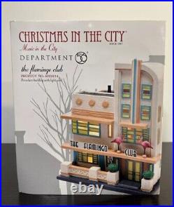 Dept 56 Christmas in the City, The Flamingo Club #4022814 Retired 2011 Rare