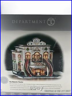 Dept. 56 Christmas in the City The Majestic Theater Limited Edition NIB B-2