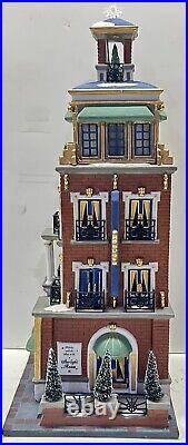 Dept 56 Christmas in the City The Paramount Hotel Complete In Box Working