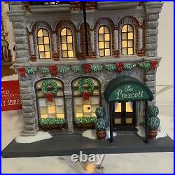 Dept 56 Christmas in the City The Prescott Hotel Set Of 3 #805536 Limited RARE