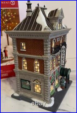 Dept 56 Christmas in the City The Prescott Hotel Set Of 3 #805536 Limited RARE