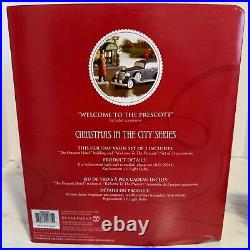 Dept 56 Christmas in the City The Prescott Hotel Set Of 3 #805536 Limited RARE