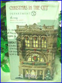 Dept 56 Christmas in the City The Roxy Item #805537 NEW Condition