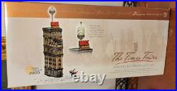 Dept 56 Christmas in the City The Times Tower 2000 New York Building Sp. Ed NIB