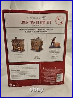 Dept 56 Christmas in the City Thompsons Furniture- NIB SEALED