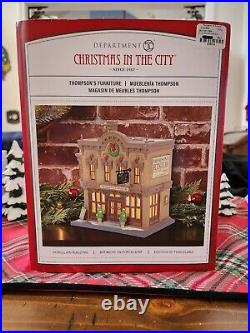 Dept 56 Christmas in the City Thompsons Furtniture- NIB