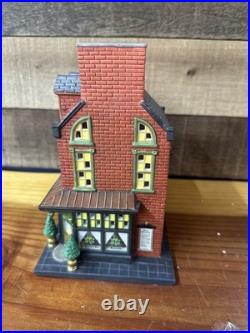 Dept 56 Christmas in the City Village Katie McCabe's Restaurant & Books In Box