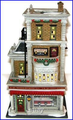 Dept 56 Christmas in the City Woolsworth's Building #59249 w Protector & Sleeve