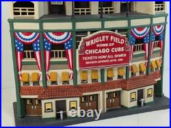 Dept 56 Christmas in the City Wrigley Field Chicago Cubs 58933 Lighted Building