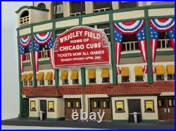 Dept 56 Christmas in the City Wrigley Field Chicago Cubs 58933 Lighted Building