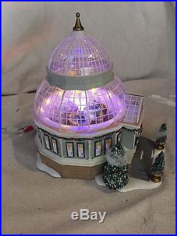 Dept 56 Christmas n the City Series Crystal Gardens Conservatory