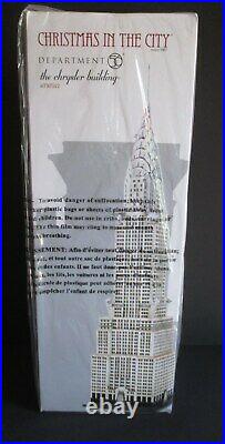 Dept 56 Chrysler Building 4030342 New In Box Christmas In The City