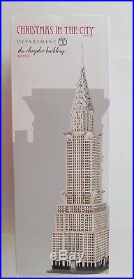 Dept 56 Chrysler Building New York 4030342 Art Deco Christmas in the City