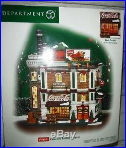 Dept 56 Coca Cola Bottling Company Christmas in the City 59258