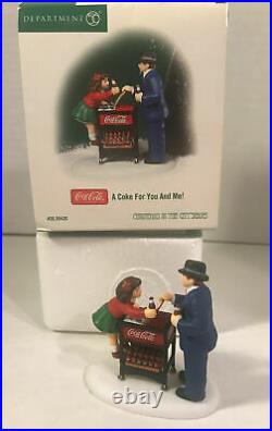 Dept 56 Coca Cola Bottling Company With A Coke For You And Me Accessory