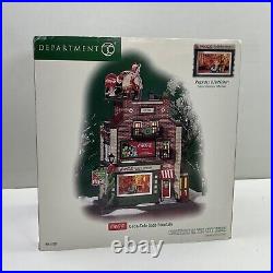 Dept 56 Coca Cola Soda Fountain Christmas in the City 59221 15B