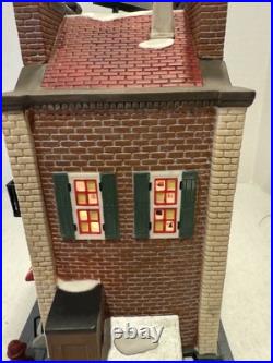 Dept 56 Coca-Cola Soda Fountain Christmas in the City 59221 SIGNED Thomas Bates