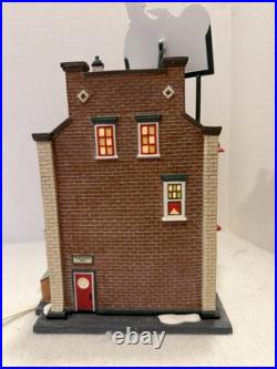 Dept 56 Coca-Cola Soda Fountain Christmas in the City 59221 SIGNED Thomas Bates